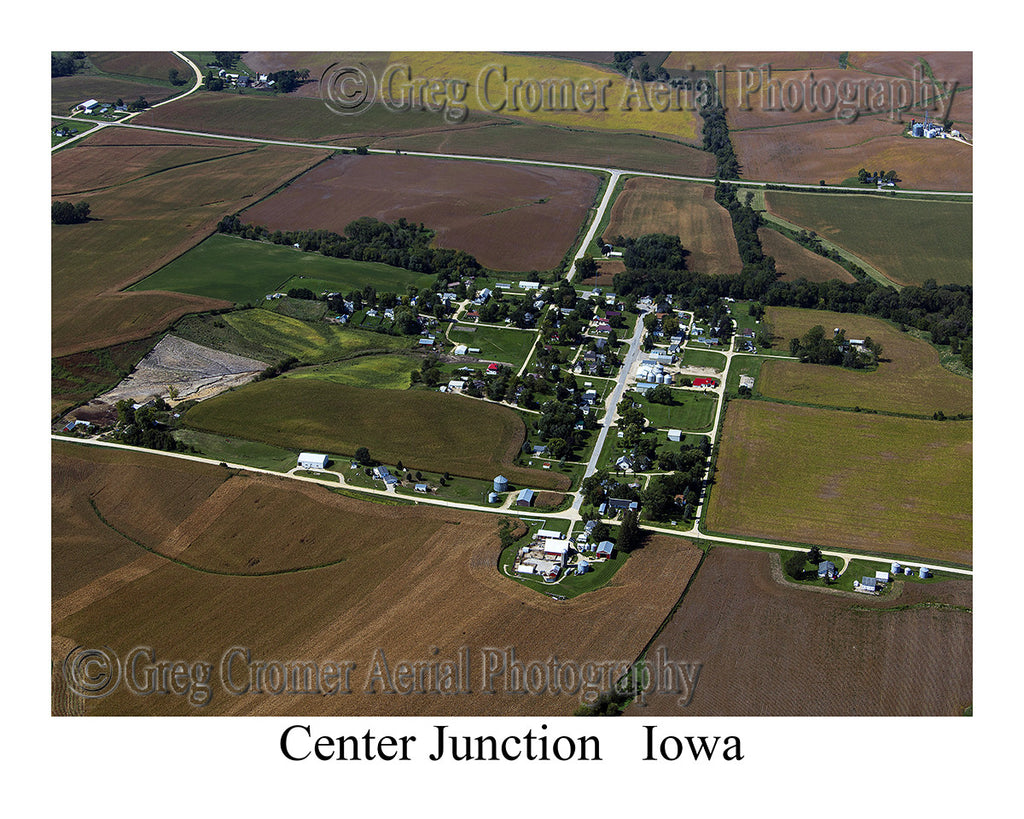 Aerial Photo of Center Junction Iowa