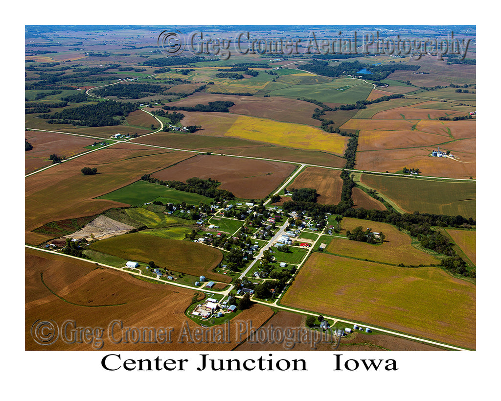 Aerial Photo of Center Junction, Iowa