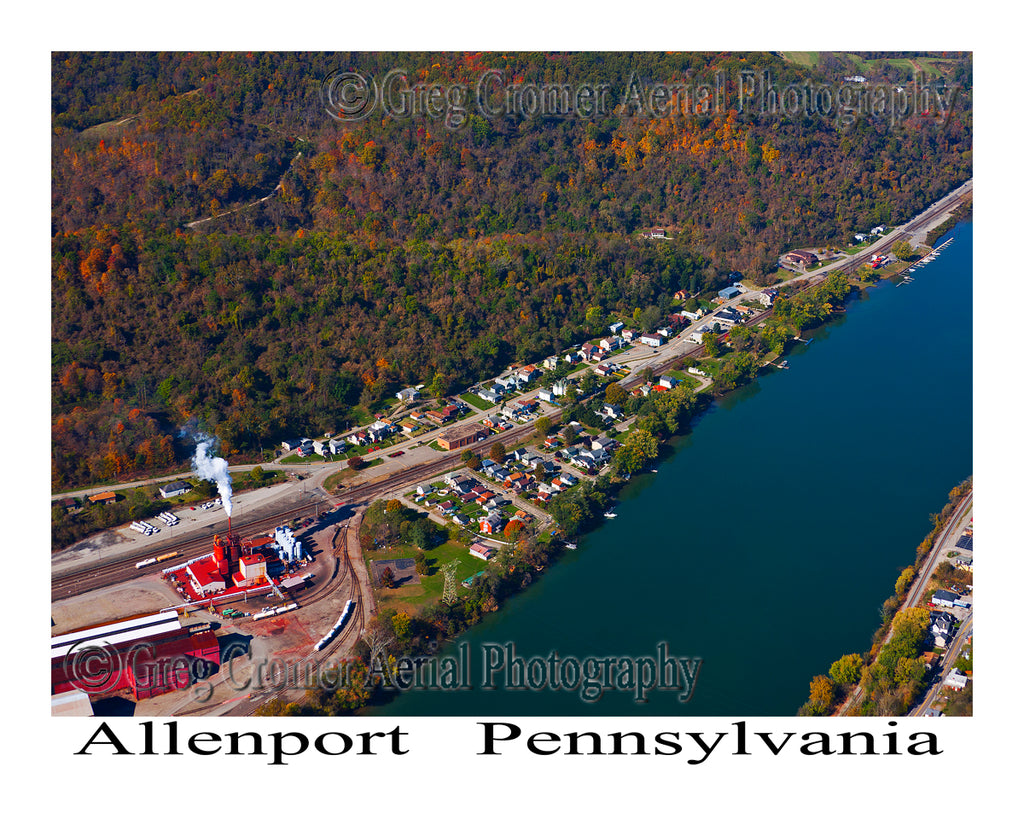 Aerial Photo of Allenport, Pennsylvania
