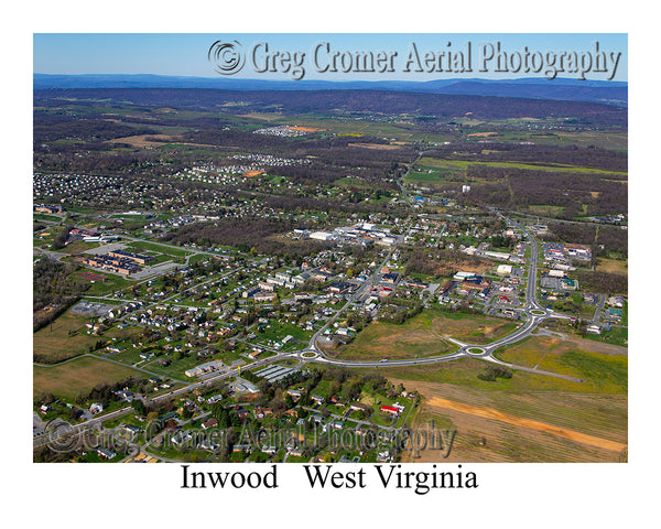 Aerial Photo of Inwood, West Virginia
