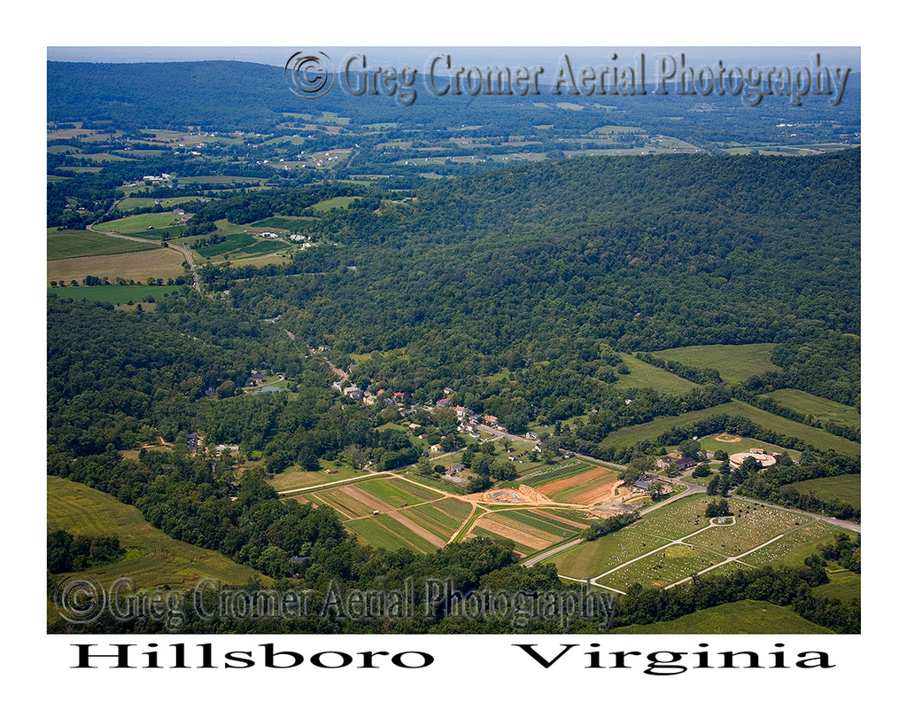 Aerial Photo of Hillsboro, Virginia