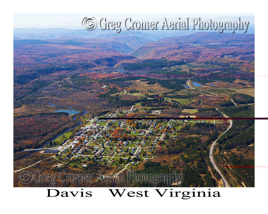 Aerial Photo of Davis, West Virginia