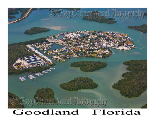 Aerial Photo of Goodland, Florida