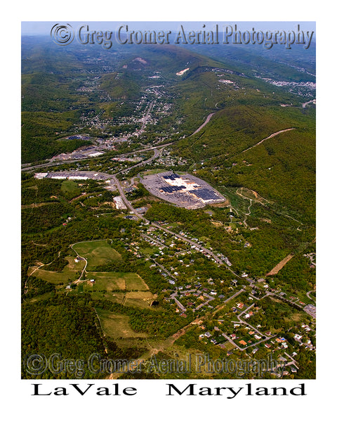Aerial Photo of LaVale, Maryland