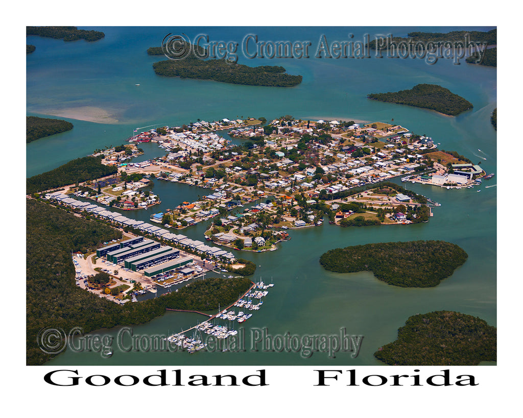 Aerial Photo of Goodland, Florida