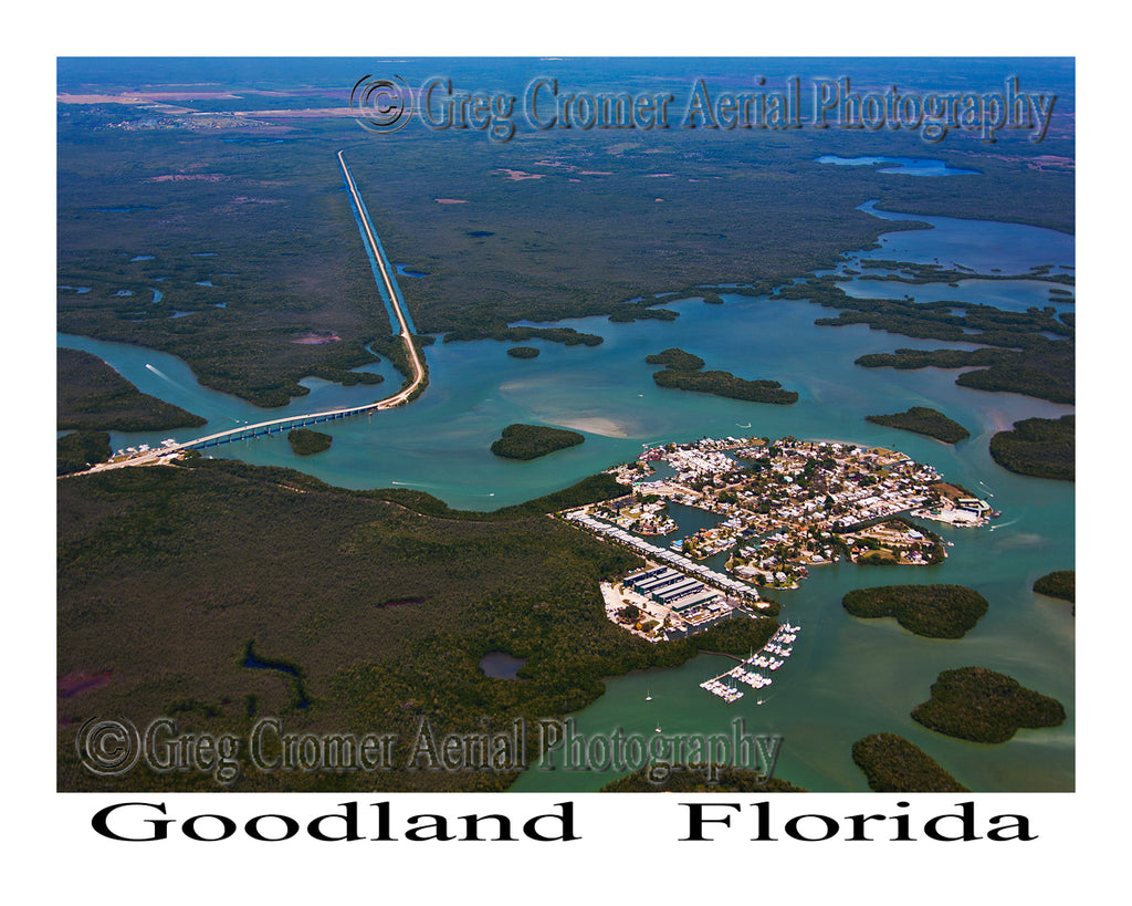 Aerial Photo of Goodland, Florida