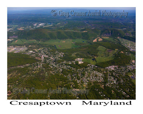 Aerial Photo of Cresaptown, Maryland