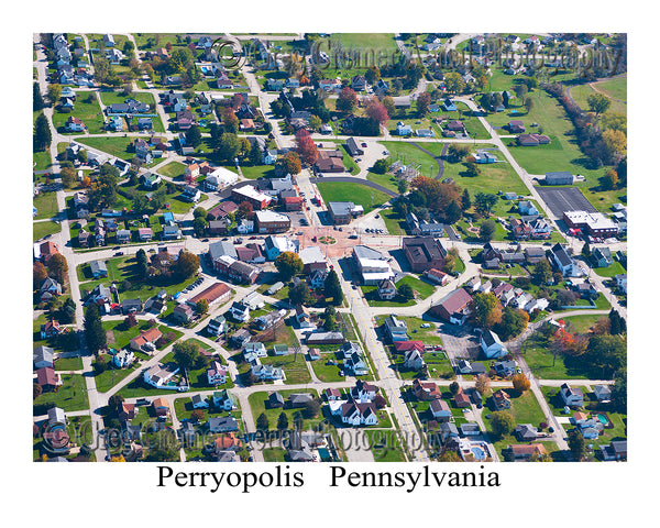 Aerial Photo of Perryopolis, Pennsylvania