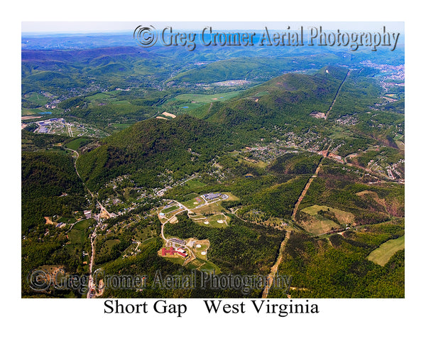 Aerial Photo of Short Gap, West Virginia