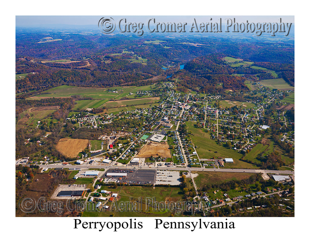 Aerial Photo of Perryopolis, Pennsylvania