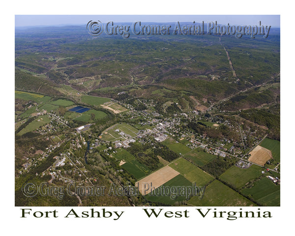 Aerial Photo of Fort Ashby, West Virginia