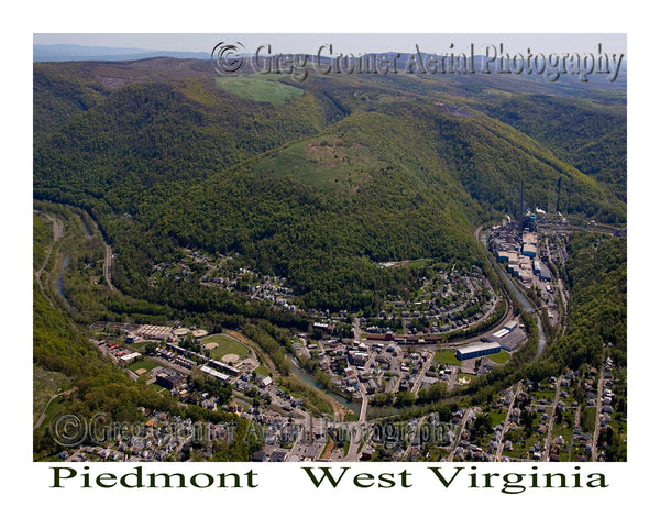 Aerial Photo of Piedmont, West Virginia