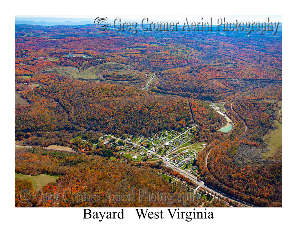 Aerial Photo of Bayard, West Virginia