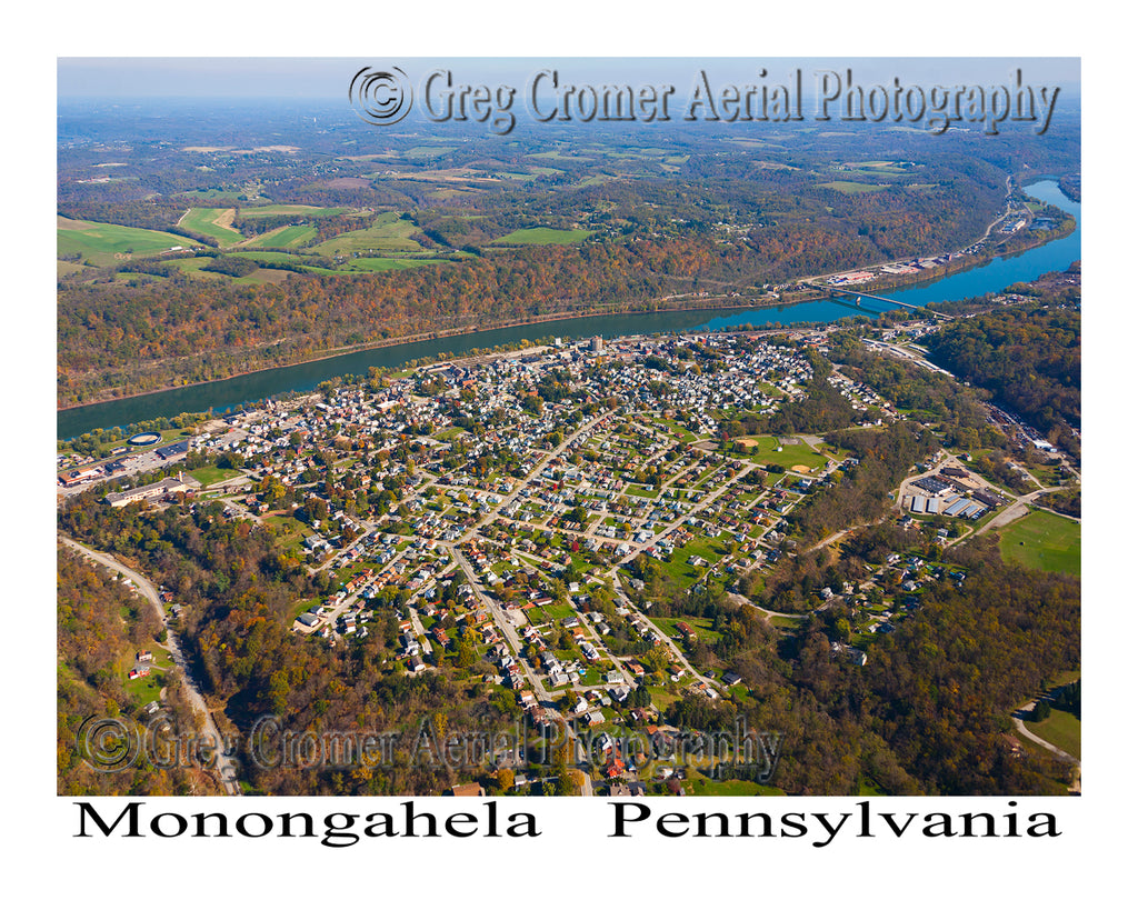 Aerial Photo of Monongahela, Pennsylvania