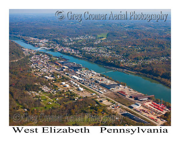 Aerial Photo of West Elizabeth, Pennsylvania