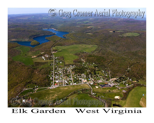 Aerial Photo of Elk Garden, West Virginia