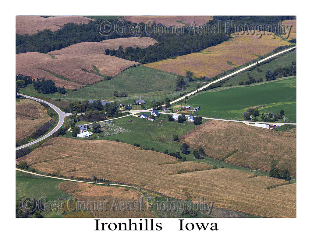 Aerial Photo of Ironhills Iowa