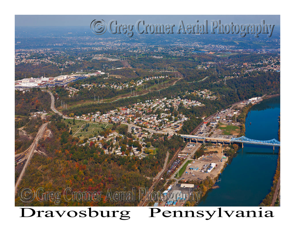 Aerial Photo of Dravosburg, Pennsylvania