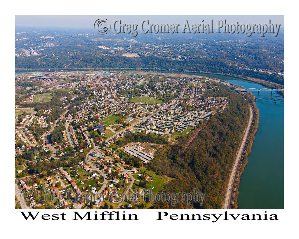 Aerial Photo of West Mifflin, Pennsylvania