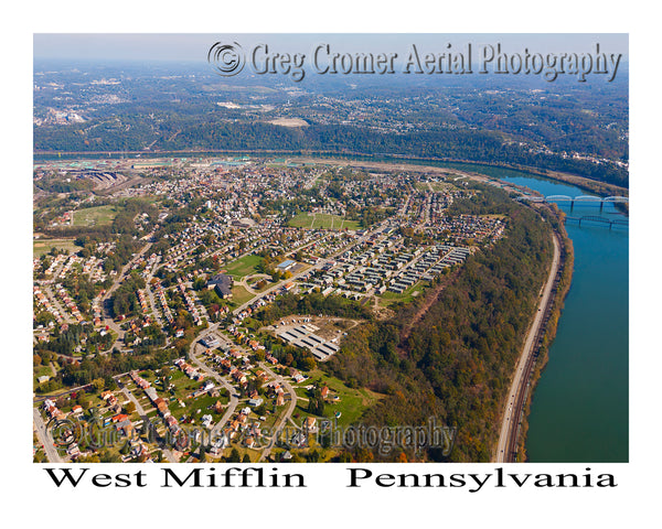 Aerial Photo of West Mifflin, Pennsylvania