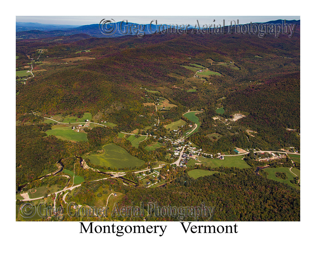 Aerial Photo of Montgomery, Vermont