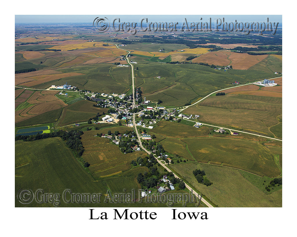Aerial Photo of La Motte Iowa