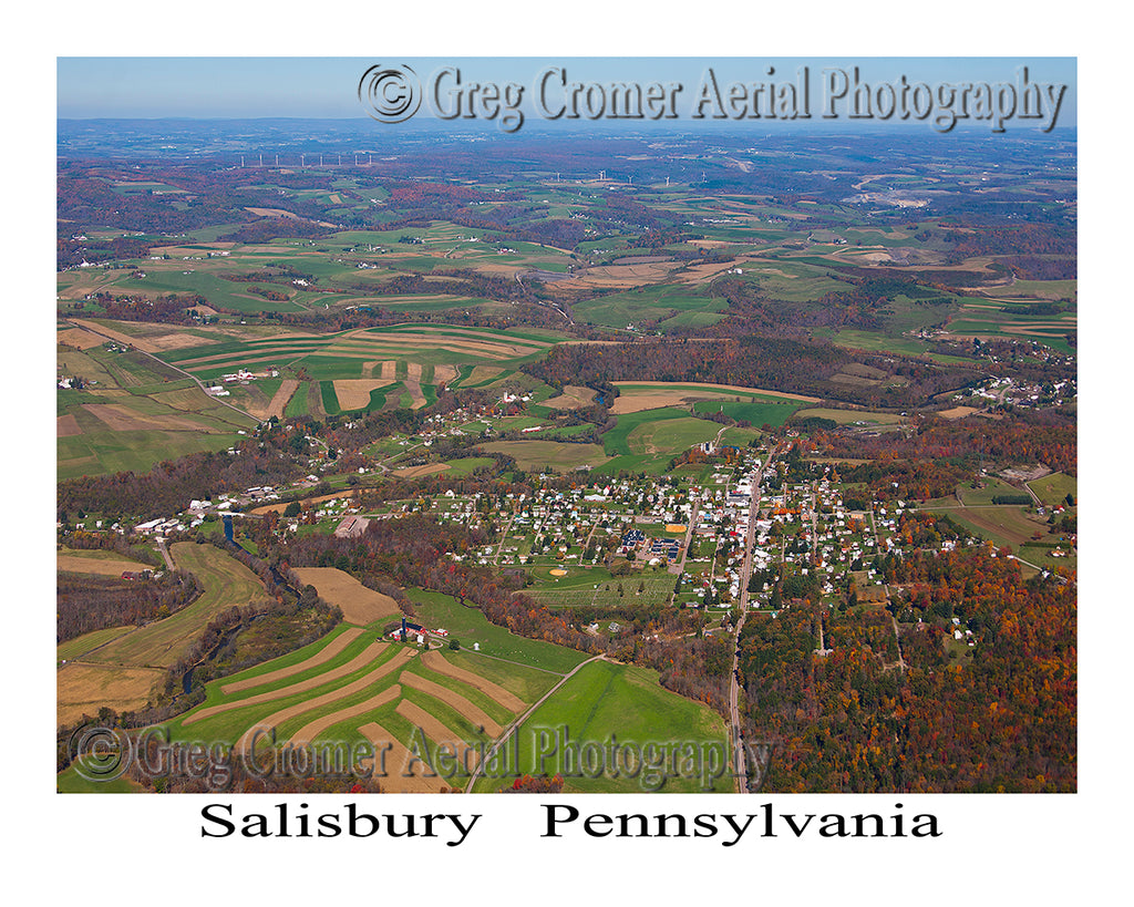 Aerial Photo of Salisbury, Pennsylvania
