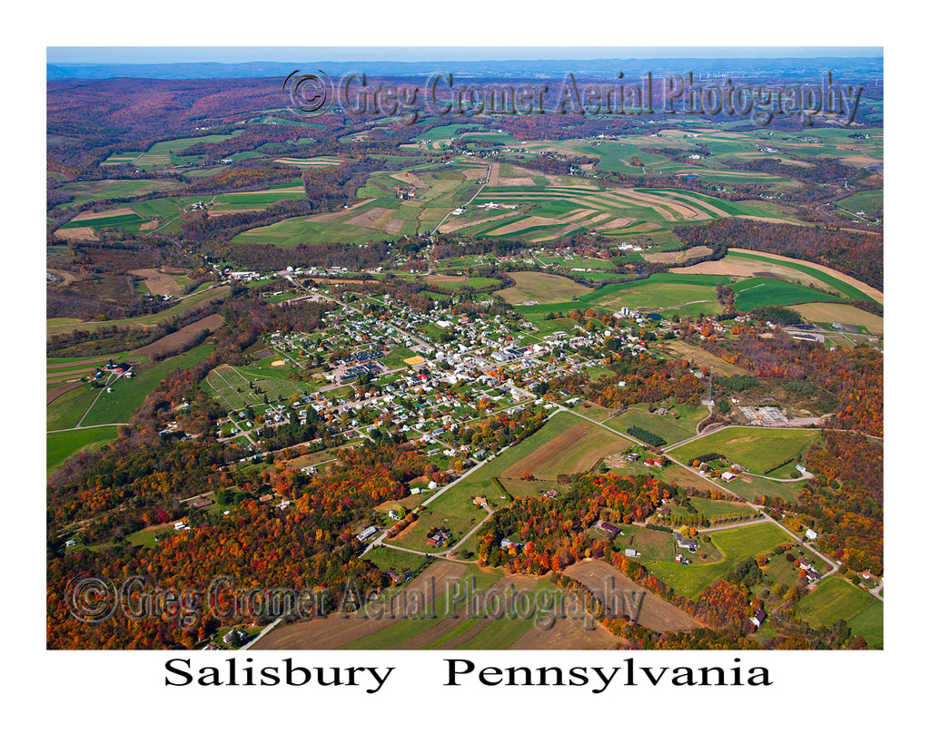 Aerial Photo of Salisbury, Pennsylvania