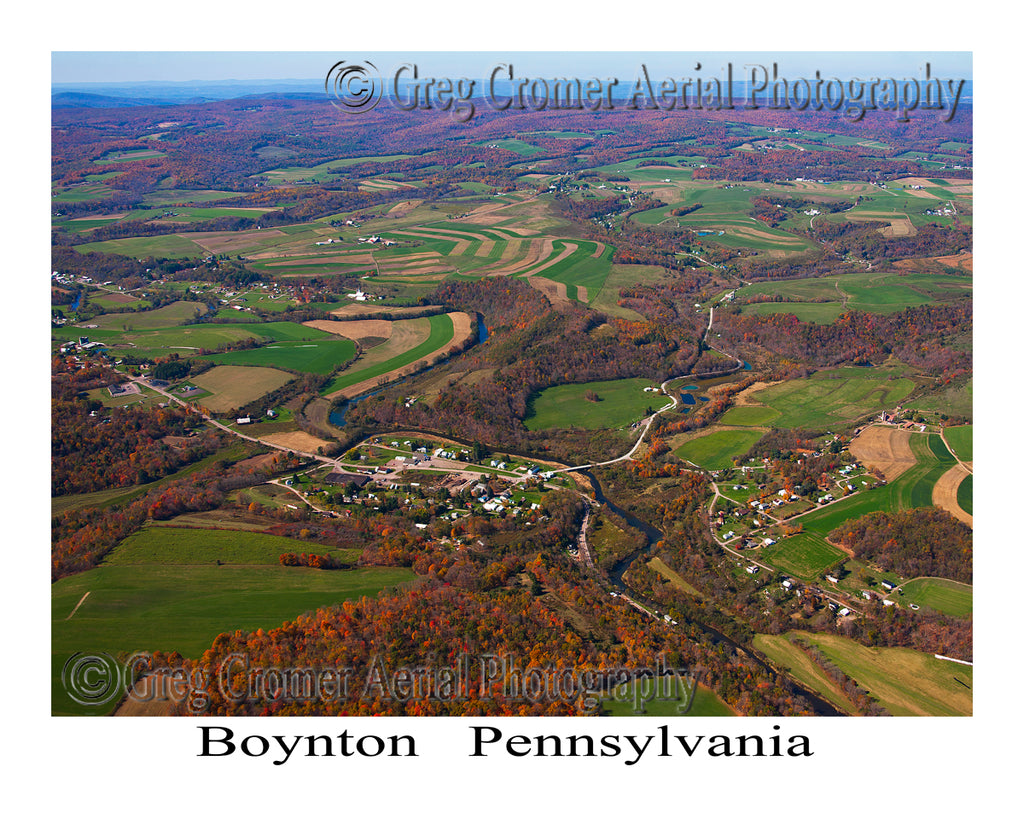 Aerial Photo of Boynton, Pennsylvania