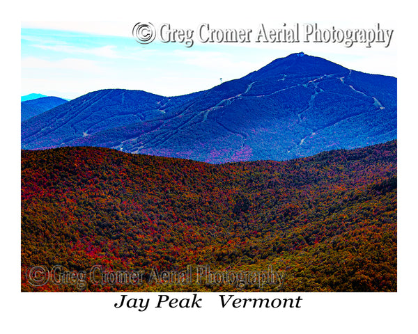 Aerial Photo of Jay Peak, Vermont