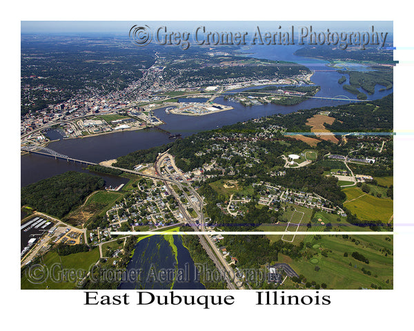 Aerial Photo of East Dubuque, Illinois – America from the Sky