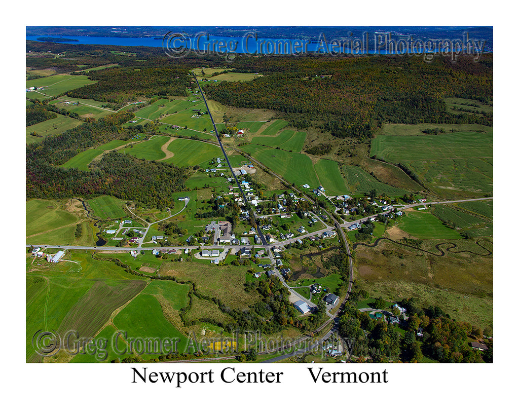 Aerial Photo of Newport Center, Vermont