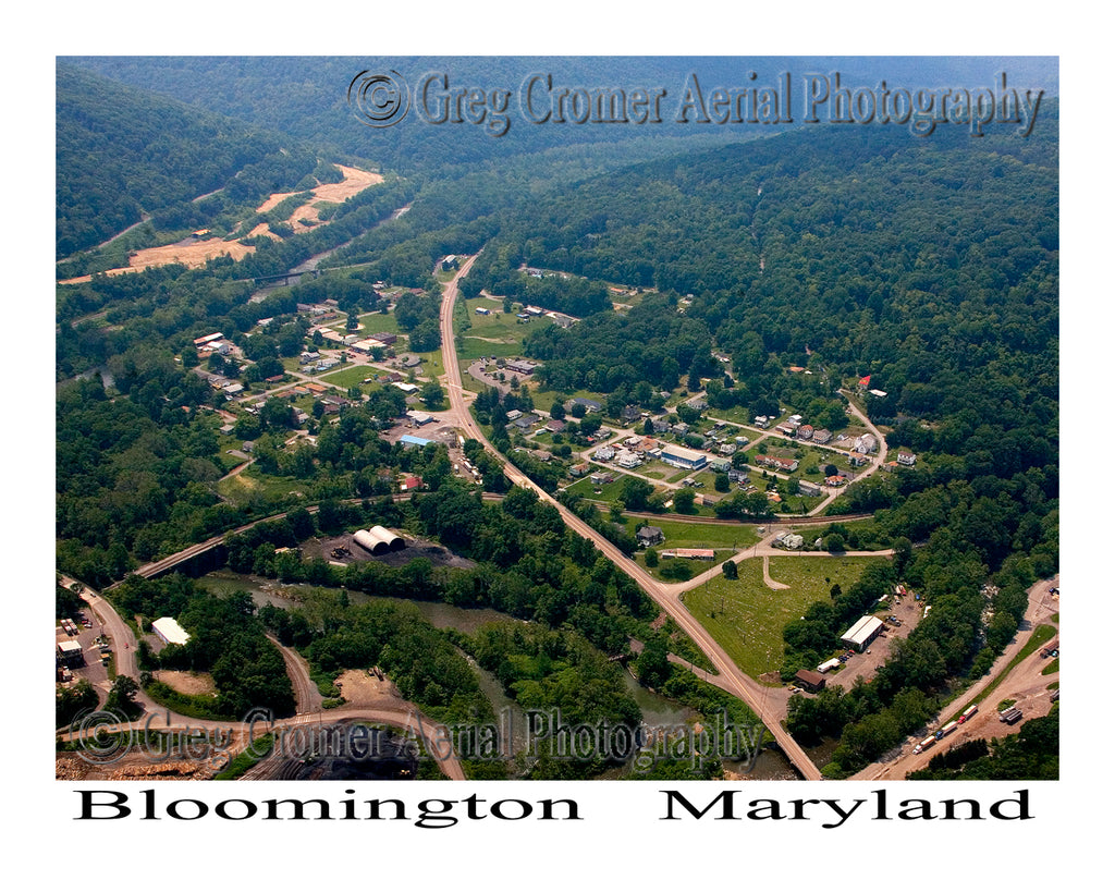 Aerial Photo of Bloomington, Maryland