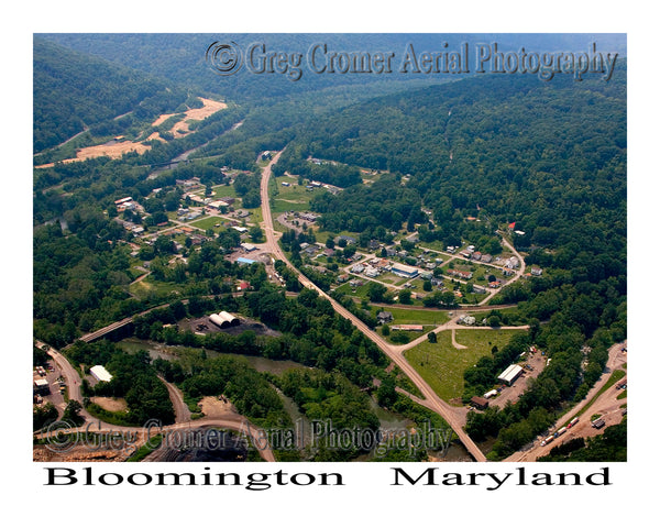 Aerial Photo of Bloomington, Maryland