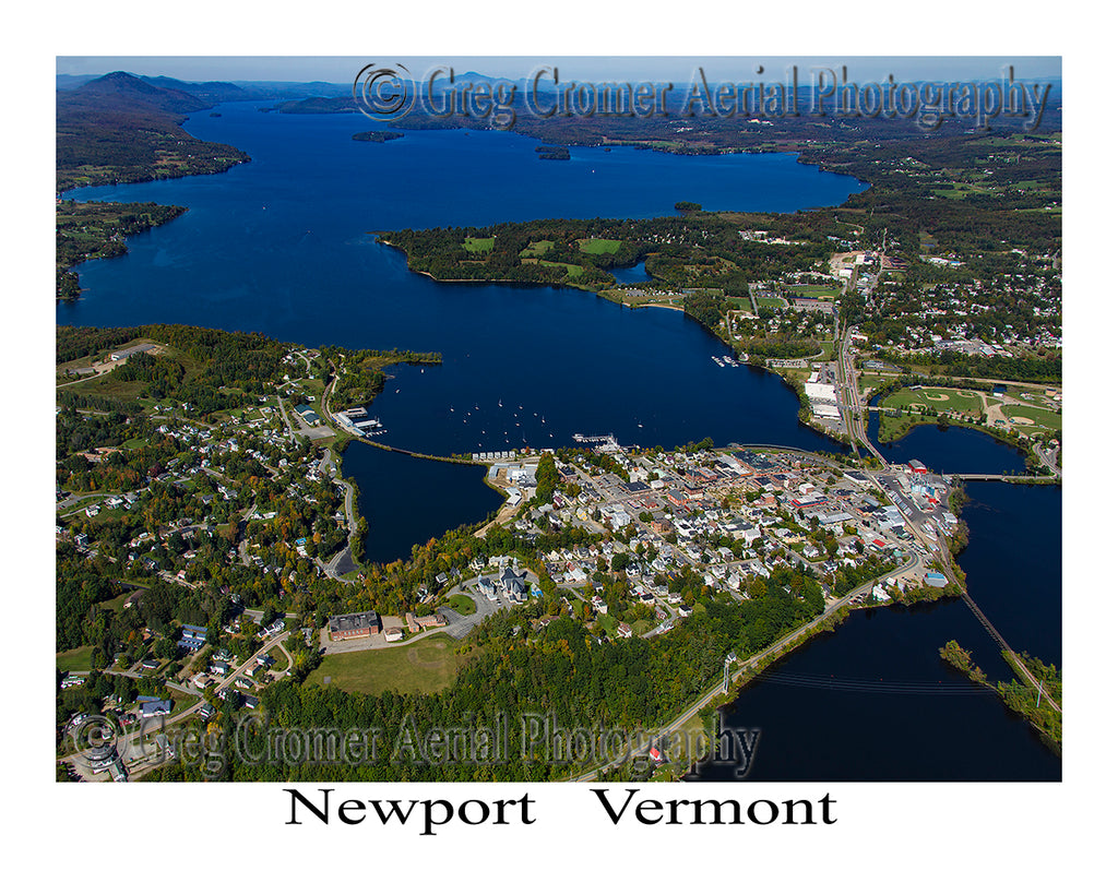 Aerial Photo of Newport, Vermont