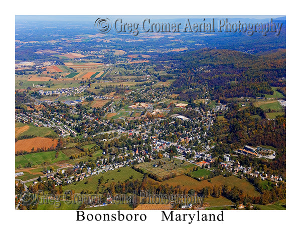 Aerial Photo of Boonsboro, Maryland