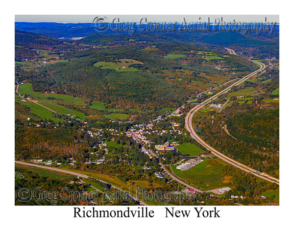 Aerial Photo of Richmondville, New York