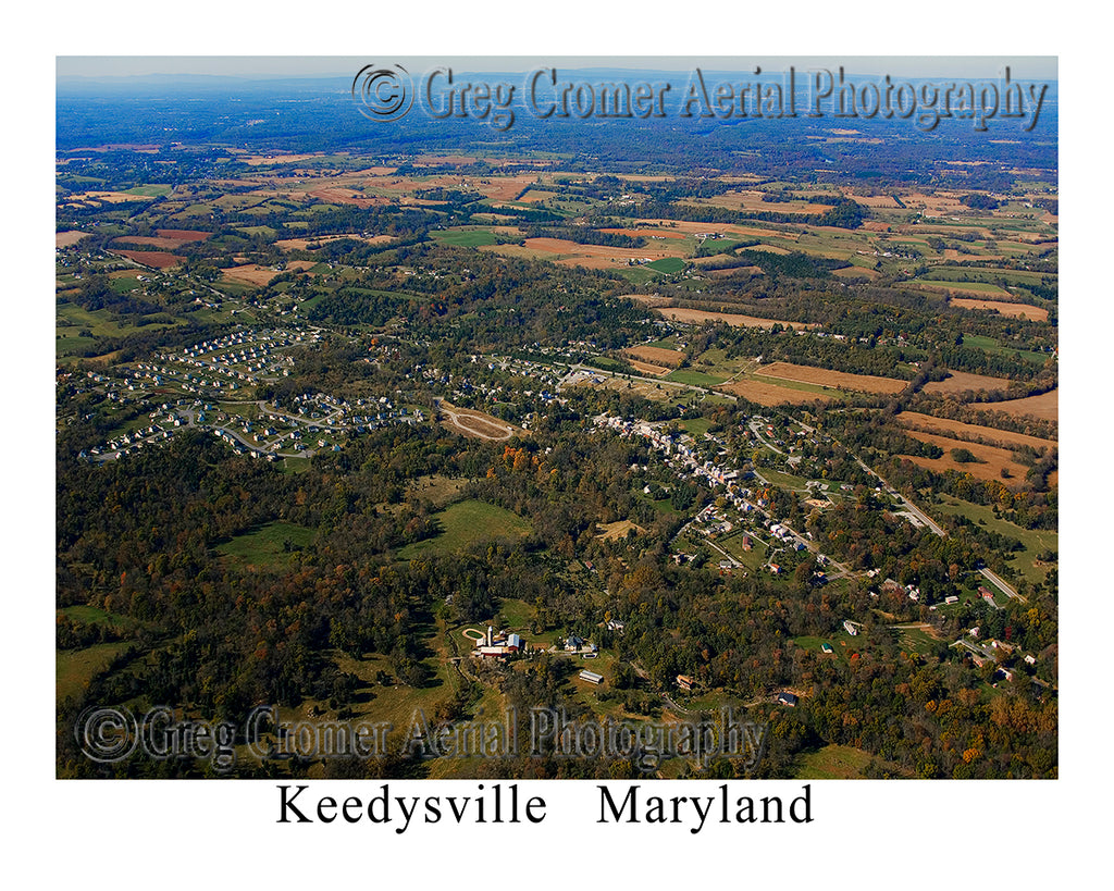 Aerial Photo of Keedysville, Maryland