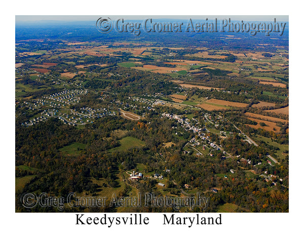 Aerial Photo of Keedysville, Maryland