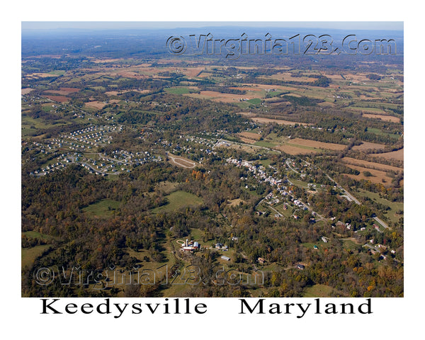 Aerial Photo of Keedysville, Maryland