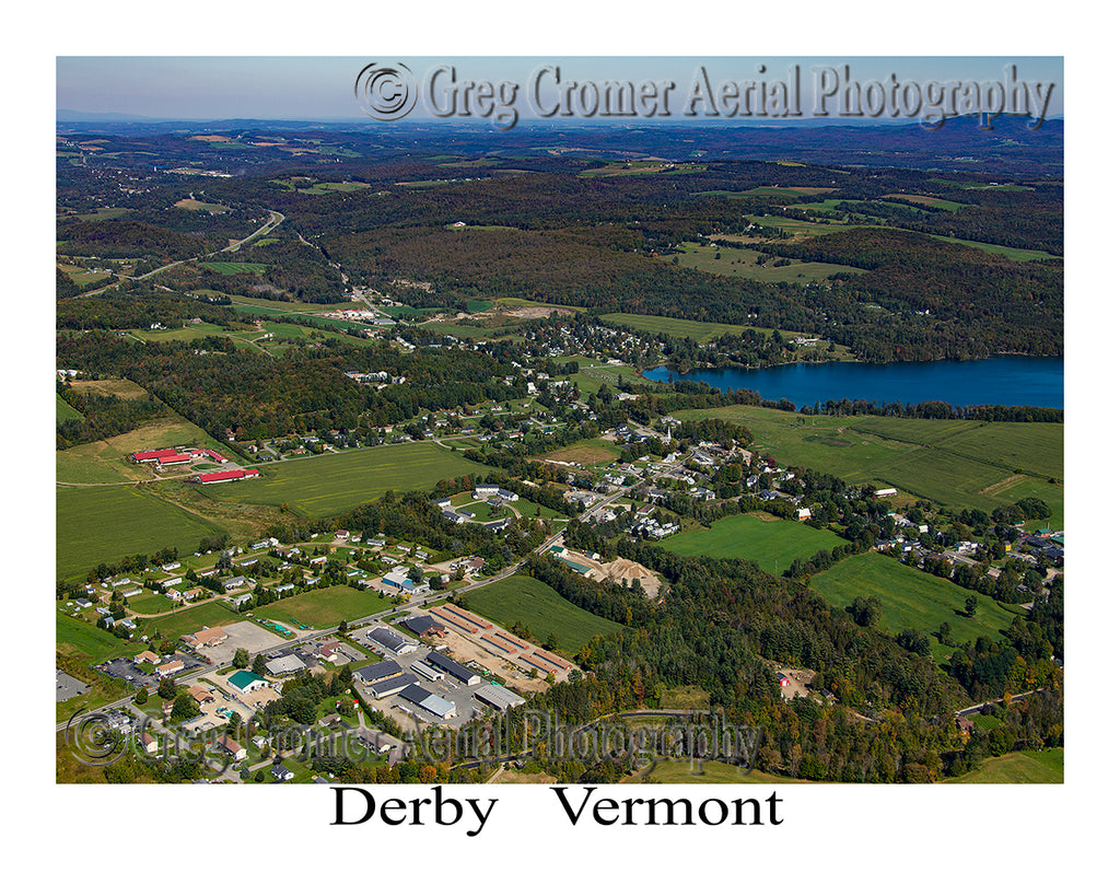 Aerial Photo of Derby, Vermont