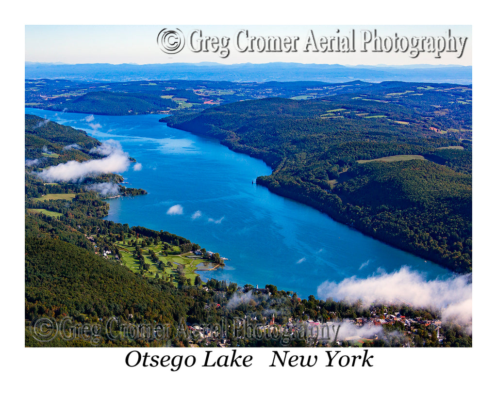 Aerial Photo of Otsego Lake, New York