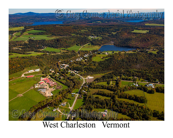 Aerial Photo of West Charleston, Vermont