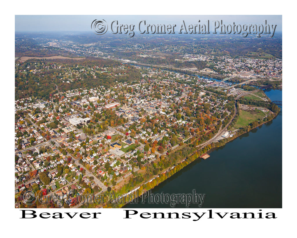 Aerial Photo of Beaver, Pennsylvania