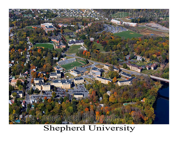 Aerial Photo of Shepherd University - Shepherdstown, WV