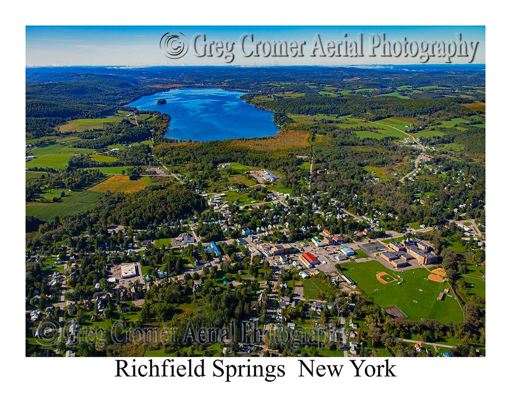Copy of Aerial Photo of Richfield Springs, New York