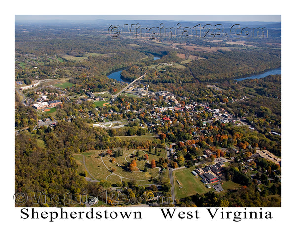 Aerial Photo of Shepherdstown, West Virginia
