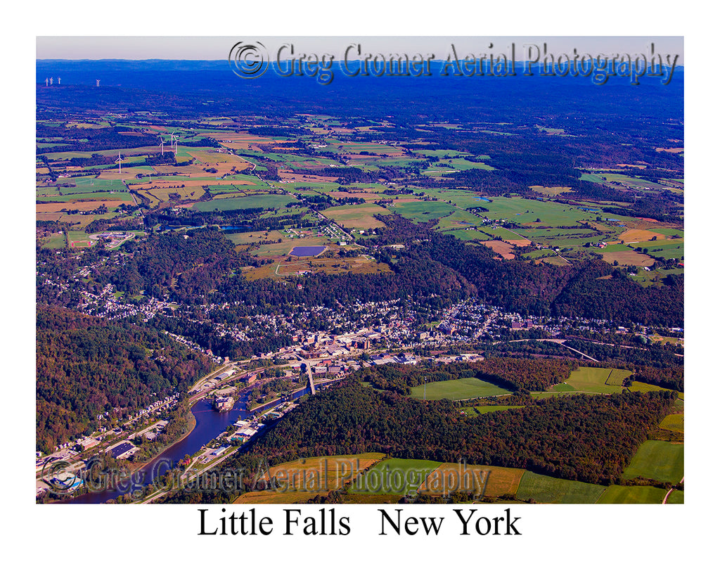 Aerial Photo of Little Falls, New York