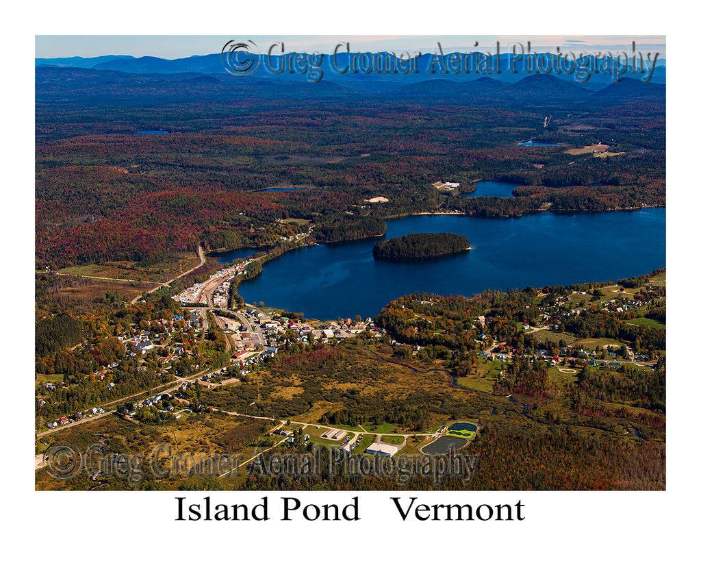 Aerial Photo of Island Pond, Vermont