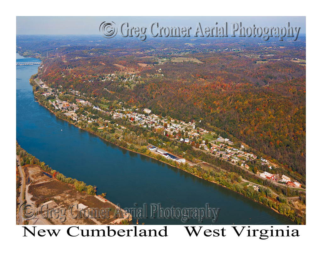 Aerial Photo of New Cumberland, West Virginia